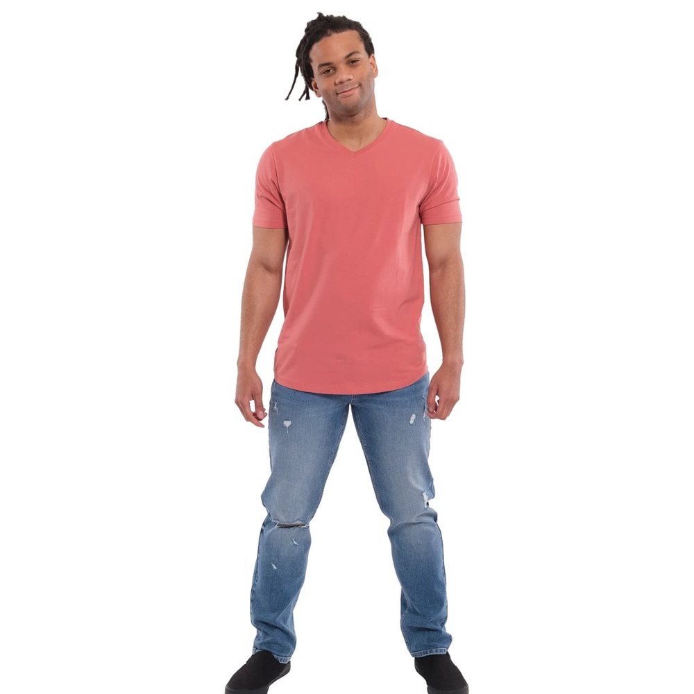 The perfect Jean NYC Athletic Fit, ripped glacier-medrips. Extra Long